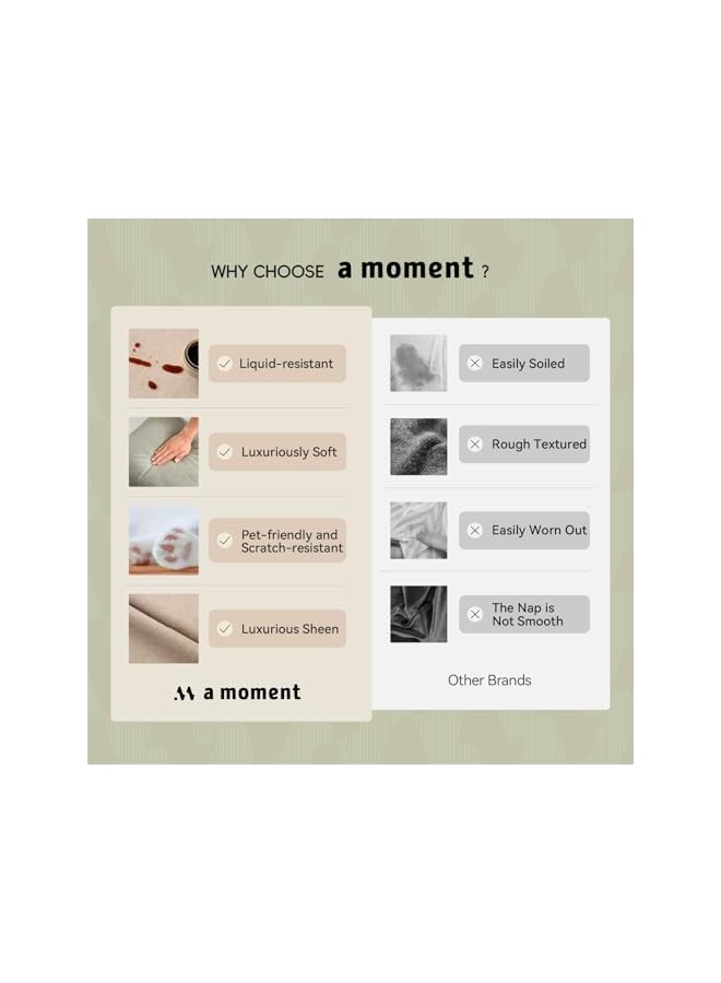 The Bros Pack of 2 Forest Green Soft Stain-Resistant Cushion Covers Pet-Friendly Pillowcases Throw Pillow Covers for Sofa Couch Bed Outdoor 45x45 CM Waterproof - Image 4