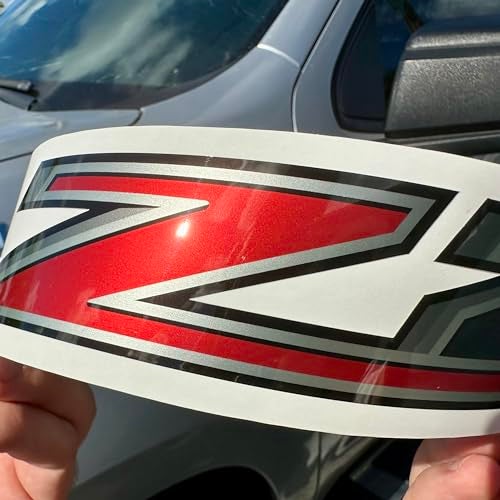 GOLD HOOK Decal for Trucks Chevy Silverado Z71 Off Road Stickers - F (2014-2024) Bed Side 1500 2500 HD Premium Series (Metallic Finish) - Image 3