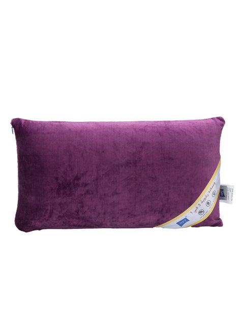 Medical pillow with memory foam filling, Foam seat cushion, Lilac, Size 42*23 Cm