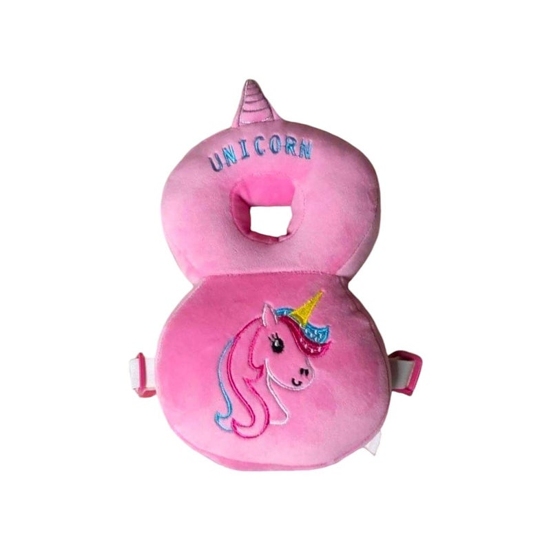 Baby Headrest Baby Head Pillow and Shock Proof for Head and Back Protection from Bumps for Children Shapes (Pink) - Image 2
