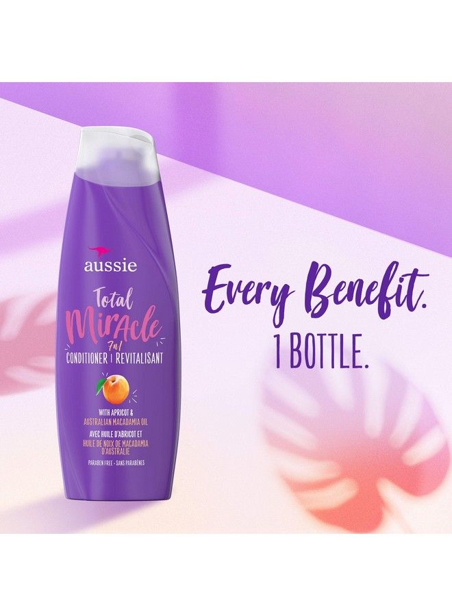 Aussie For Damage Aussie Parabenfree Total Miracle Conditioner W/ Apricot 30.4 Fl Oz Package May Vary - Image 4