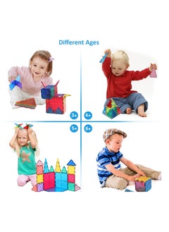Cordova magnetic tiles 100-piece set – STEM educational building blocks for kids, creative construction toy for boys & girls  - Image 2