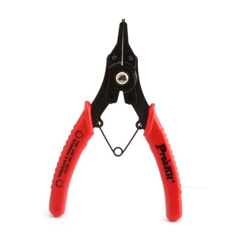 Proskit 8PK249 Steel Snap Ring Piler Set 155mm Red - Image 1