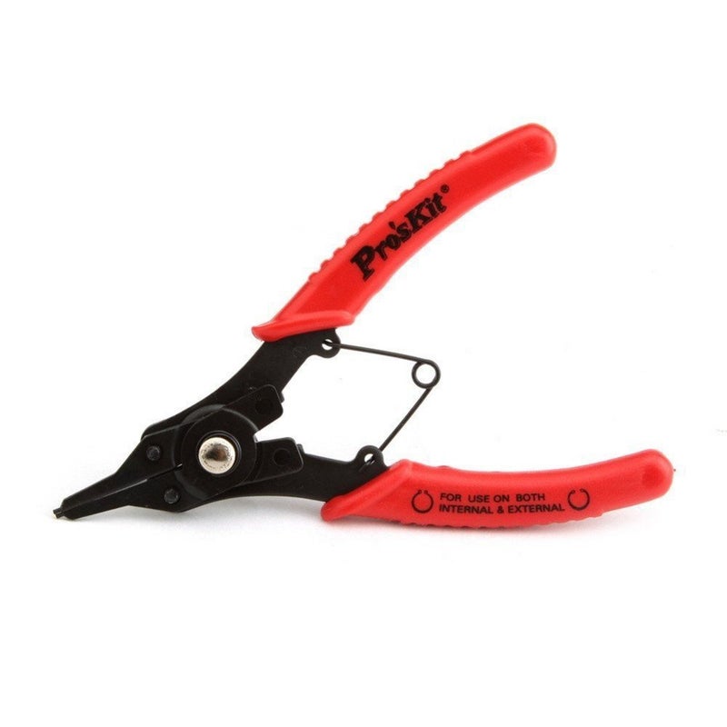 Proskit 8PK249 Steel Snap Ring Piler Set 155mm Red - Image 2