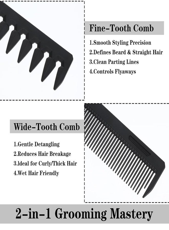KESHAWER Folding Comb, Pocket Comb for Men, Beard Comb for Men 2-in-1 Design, Hair Comb for, Beard Comb with Fine & Wide Teeth, Portable Folding Pocket Comb (PACK OF 1) - Image 4