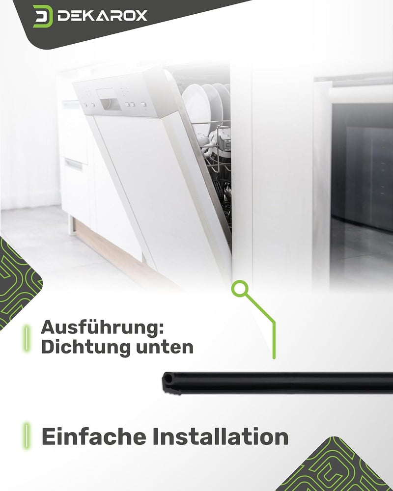 Dekarox Seal Apron Seal Bottom for AEG Electrolux Zanussi Juno Zanker 152740100/2 1527401002 for Dishwashers such as AEG Favorit - Image 5