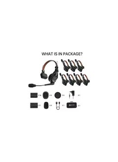 Hollyland Hollyland Solidcom C1 Pro-8S Full-Duplex Wireless Intercom System with 8 Headsets (1.9 GHz) Without Hub  - Image 4