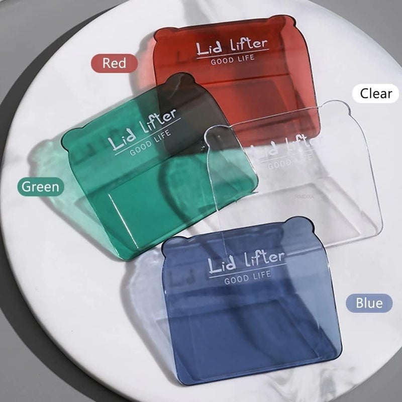 Parkplus Toilet Seat Lifter Self-Adhesive Toilet Seat Holder With Double Tape Toilet Seat Lifter Handle Clip Water Closet Toilet Lifter Avoid Direct Contact With Cover&Seat(Multi) Plastic (Pack Of 2) - Image 5