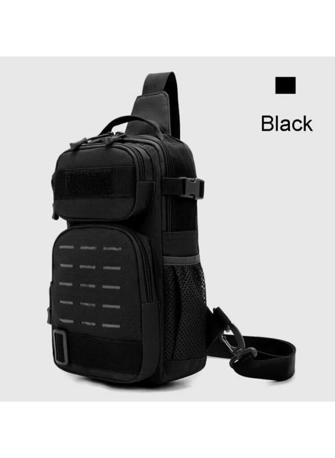 Men Outdoor Shoulder Bag Sling Cross body Chest Oxford Travel Tactical Backpack - Image 1