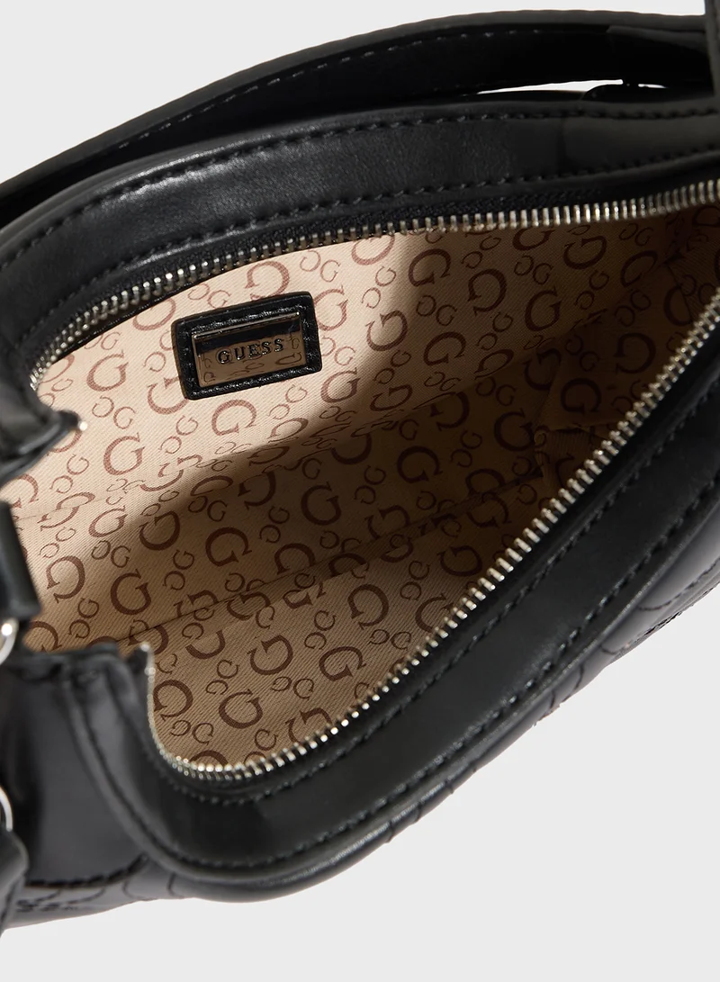 GUESS Berkton Mini Top Zip Over Satchels