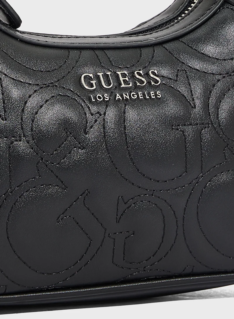 GUESS Berkton Mini Top Zip Over Satchels