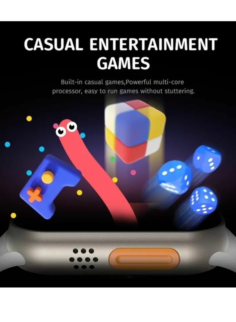 أس بي ساعة ذكية SP Ultra 5+1 لحساب السعرات الحرارية و استقبال الرسائل و المكالمات  و تدعم اللغة العربية 49 مم - Image 3