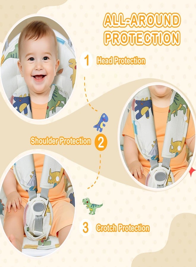 FEISIKE Toddler Swing Cushion - FEISIKE Baby Swing Outdoor Seat Insert Pad Compatible with Coconut Toddler Swing Egg Swing for Toddlers Ages 6-36 Months, Detachable and Washable(Swing Not Included) - Image 3