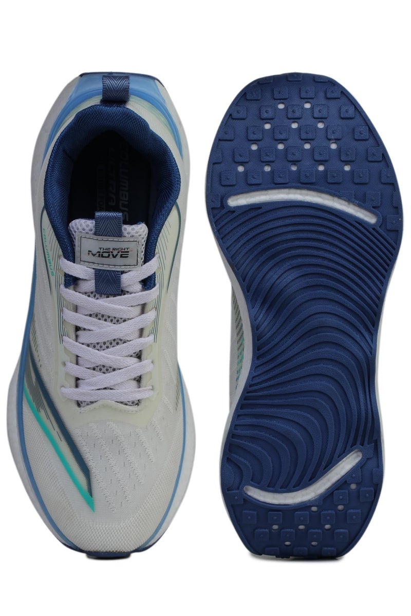 Columbus GRAVITAS Sports Shoes - Running Shoes|Walking Shoes| Training & Gym Shoe | Outdoors Shoe for Men, (White & R.Slate), UK6 - Image 5