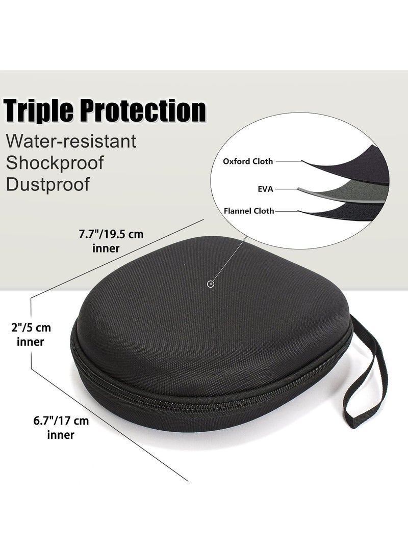 Generic Universal Headphone Case Hard Shell Case for Over-Ear Headphones Travel Carrying Case Compatible with JBL Tune 520BT Etc  - Image 2