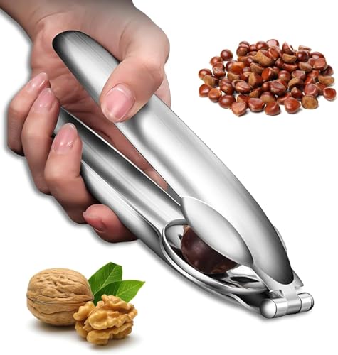 Hoxxu Stainless Steel Chestnut Cutter Tool Chestnut Opener Tool Chestnut Open Clip Chestnut Knife Chestnut Cracker Tool Chestnut Peeler Nut Cutter - Image 1
