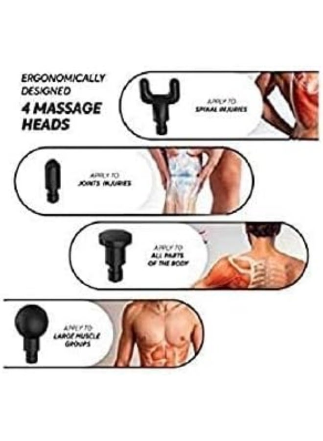 Radhikah Rechargeable KH-320 Handheld Muscle Massagers Fitness Vibration Body Care I Deep Muscle Massage Fellix Fascial Gun - Image 2