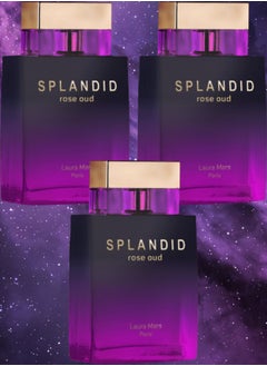3 Pieces Splandid Rose Oud EDP 100ML