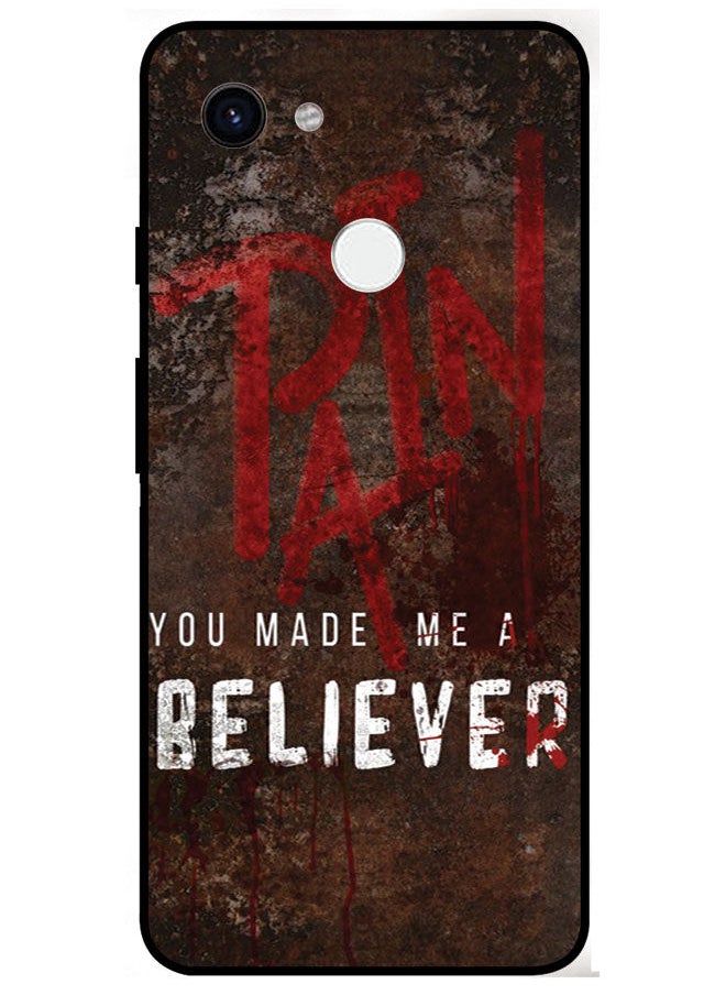 EYE CATCH - Protective Case Cover For Google Pixel 3A Smart Series Printed Protective Case Cover for Google Pixel 3A Pain You Made Me A Believer - Image 1
