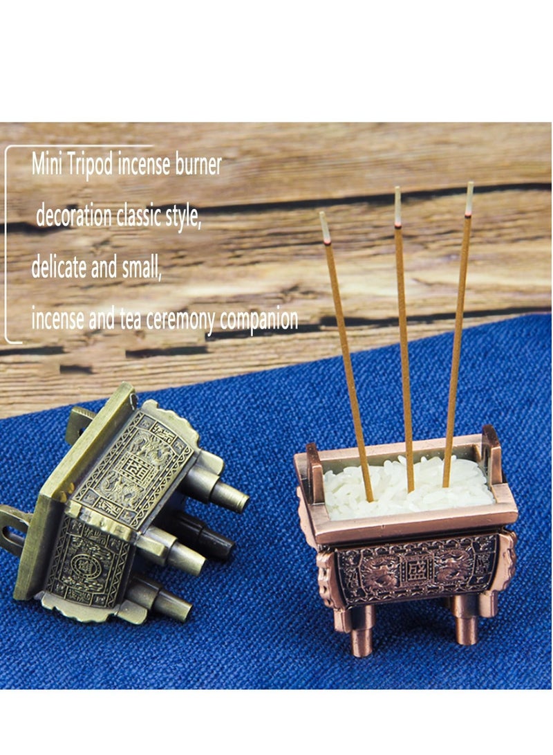 Captaintech Retro Incense Burner, Creative Home, 2 Pcs Mini Incense, Burner Creative Home Decor Table Ornament suitable for home decoration - Image 4