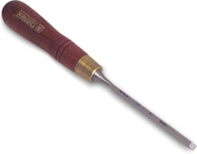 Czech Steel Premium Woodworking Cabinetmakers Chisel with European Hornbeam Handle Sizes from 6 mm to 50 mm 811303-811350 (6 mm - 1/4")