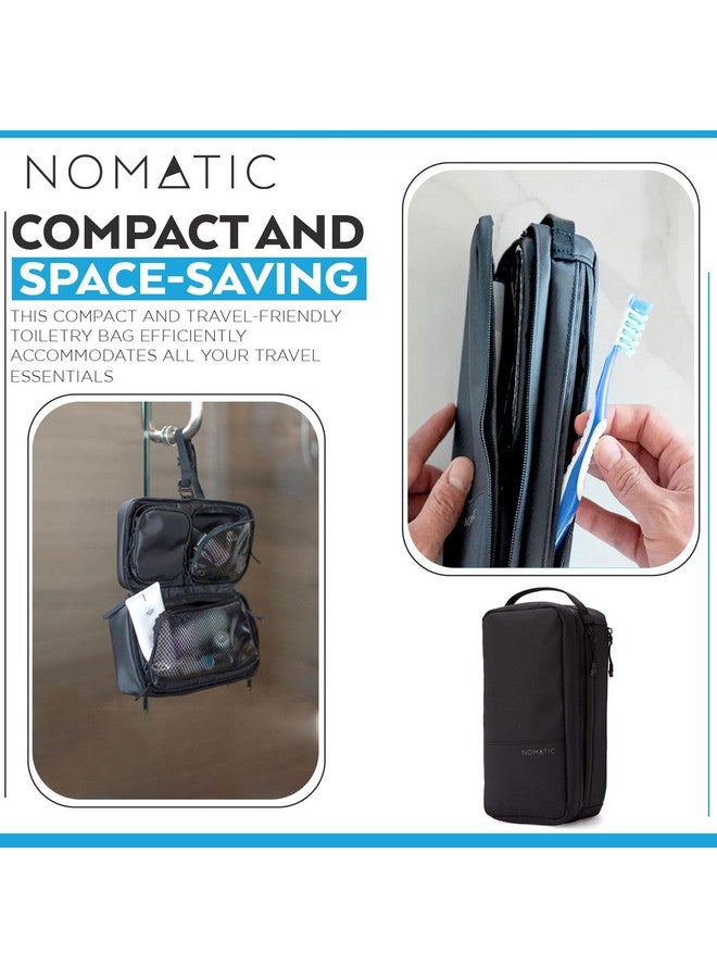 NOMATIC Toiletry Bag for Travel - Great for Travel Size Toiletries - Travel Essentials Wash Bag - Travel Makeup Bag, (Black), Large V2 - Image 2