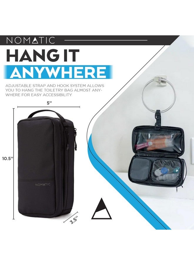 NOMATIC Toiletry Bag for Travel - Great for Travel Size Toiletries - Travel Essentials Wash Bag - Travel Makeup Bag, (Black), Large V2 - Image 3
