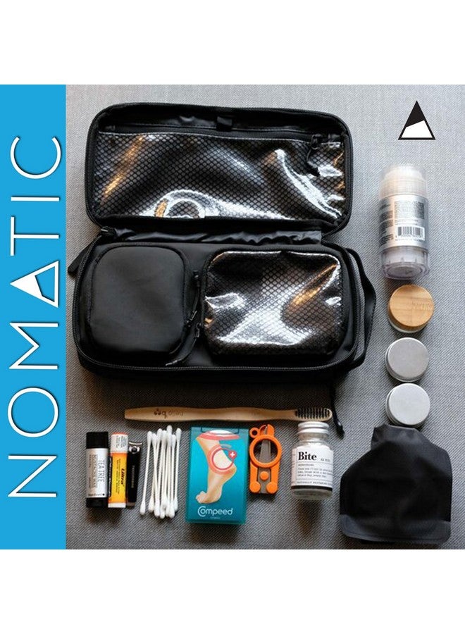NOMATIC Toiletry Bag for Travel - Great for Travel Size Toiletries - Travel Essentials Wash Bag - Travel Makeup Bag, (Black), Large V2 - Image 4