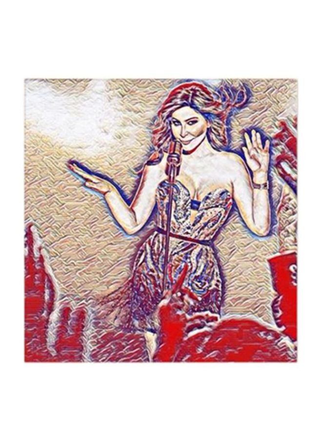 RYN Elissa MDF Wall Art Multicolour 30x30centimeter - Image 1
