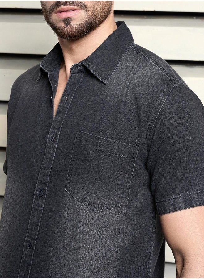 HIGH STAR - Men Black Shirt - Image 1