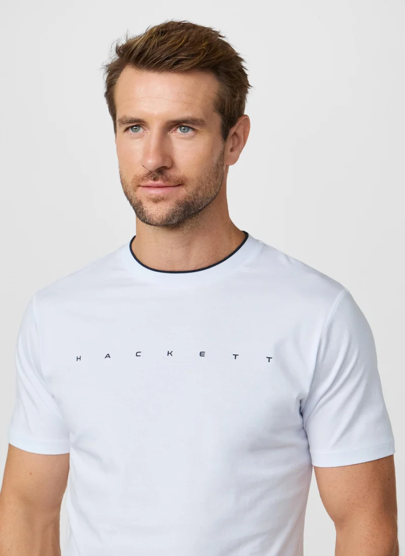Hackett  Classic Fit Short Sleeve Branded T-Shirt for Men | Best Price UAE
