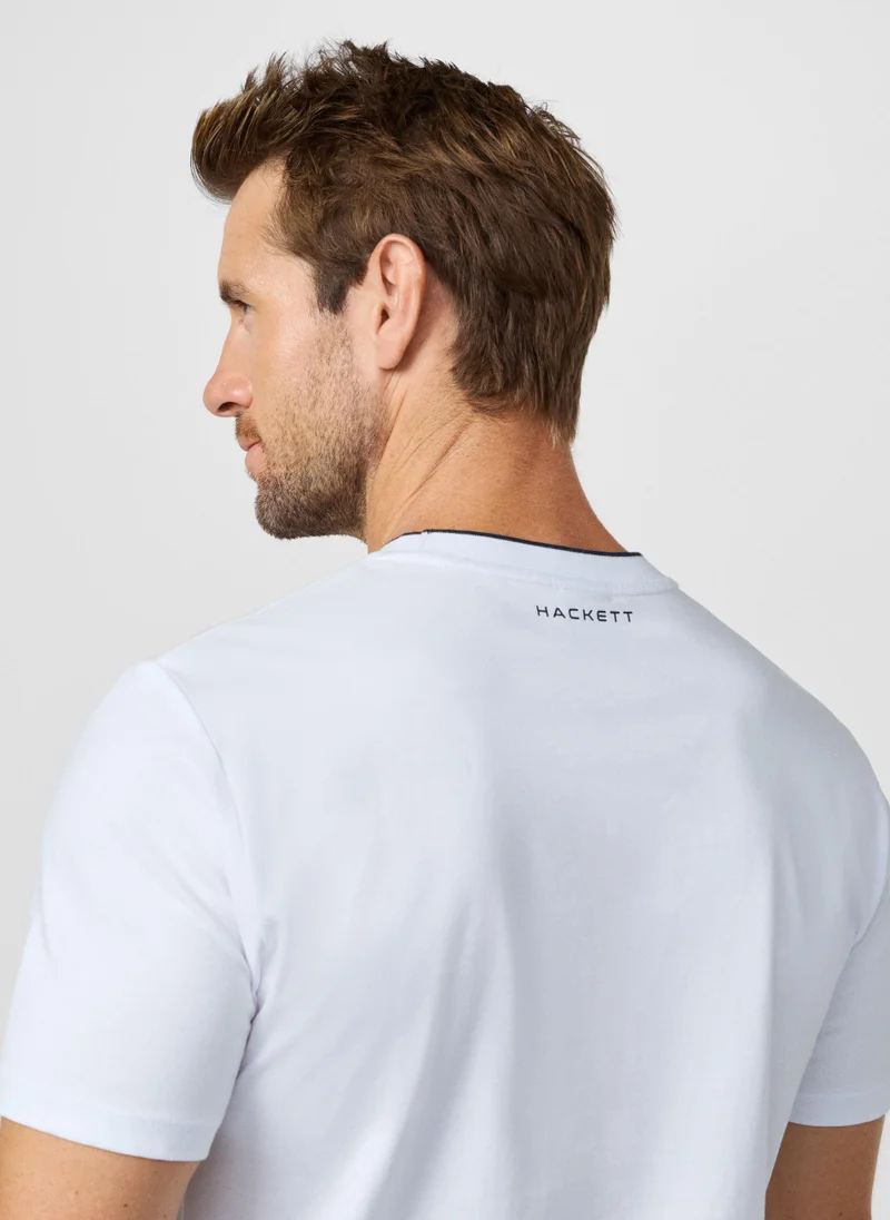 Hackett  Classic Fit Short Sleeve Branded T-Shirt for Men | Best Price UAE