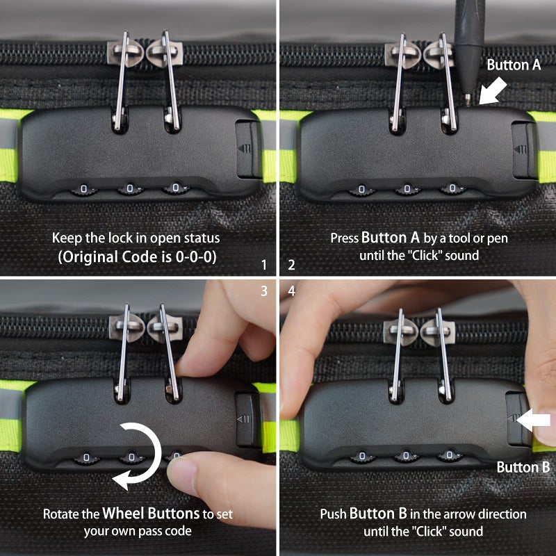 KOFAIR KOFAIR Fireproof Document Bag (16 x 11 x 5 inch) with Lock & Reflective Strip, Fireproof Document Lock Box with Shoulder Strap, Multi-Layer Important Document Safe Storage, Fire Safe File Organizer  - Image 4