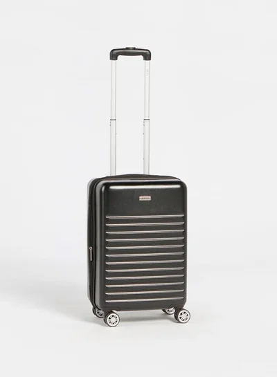 ELLE Women Textured Hardcase Luggage Trolley Bag with Retractable Handle