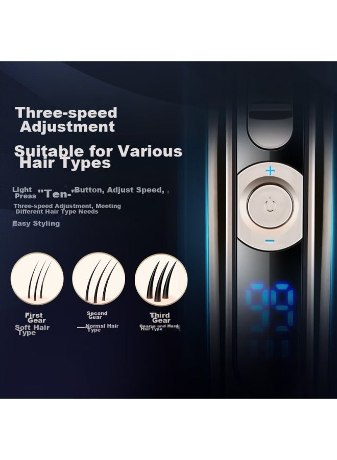 Aux Hair Clipper Professional Electric Trimmer For Adults And Children, Baby Hair Cutting Electric Shaver, Washable Blade Head, Home Use Hair Cutting Tool - Image 4