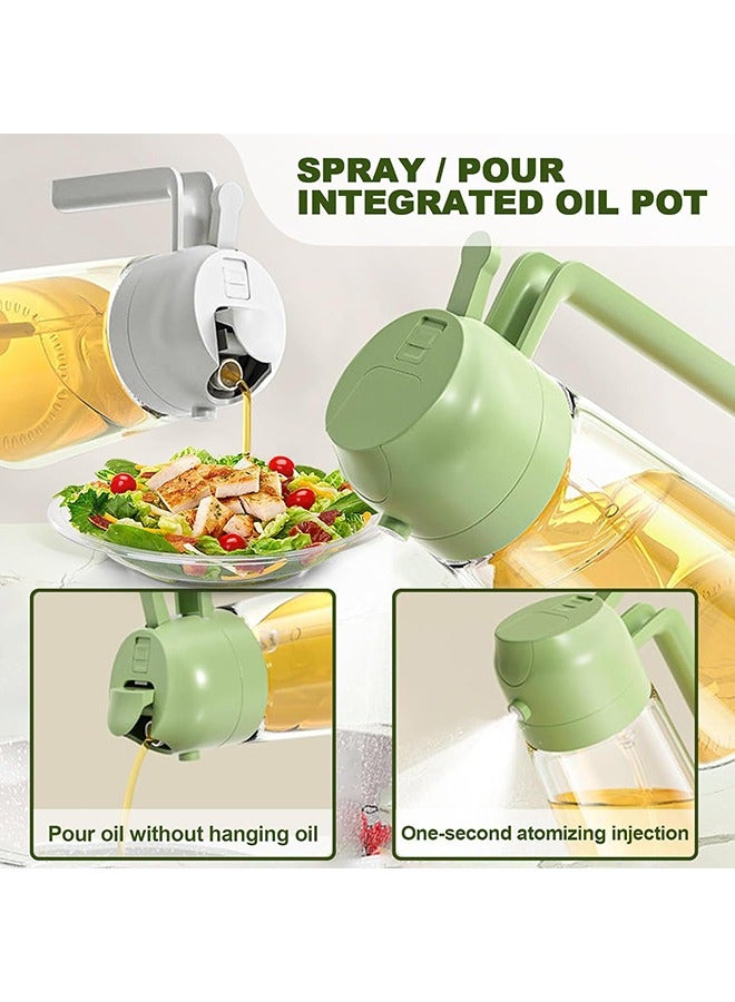 Oil Spray Bottle 470ml/ 16oz Olive Oil Spray Bottle (Green)  - Image 4