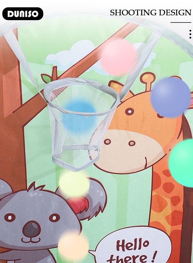 DUNISO خيمة لعب للأطفال، بركة كرات للأطفال مع سلة، خيمة لعب قابلة للطي، مركز نشاط بركة اللعب للأطفال، للأولاد والبنات والرضع والأطفال الصغار للاستخدام الداخلي والخارجي (الكرات غير مشمولة) - Image 4