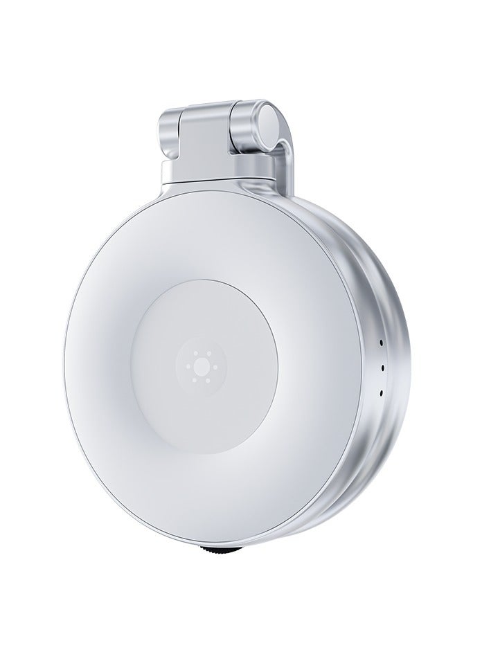 تيليسن TELESIN C03 حلقة إضاءة سيلفي مغناطيسية مع مرآة مكياج بإضاءة ناعمة، إضاءة LED قابلة للدوران 360°، 3 مستويات سطوع قابلة للتعديل، تثبيت مغناطيسي قوي وسريع، بطارية طويلة الأمد، حامل هاتف متعدد الاستخدامات – إضاءة دائرية محمولة قابلة للشحن للمكياج، التصوير، المكالمات المرئية والبث المباشر - Image 2