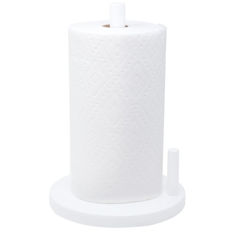 Youngever Plastic Paper Towel Holder Upright Towel Holder Stand for Kitchen Bathroom and Dining Room Style B