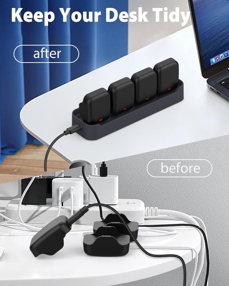 محطة شحن المتوافقة مع حزمة بطارية Whoop 4.0، مركز شحن متعدد USB-C محطة شحن عائلية محمولة (المحطة فقط) - Image 3