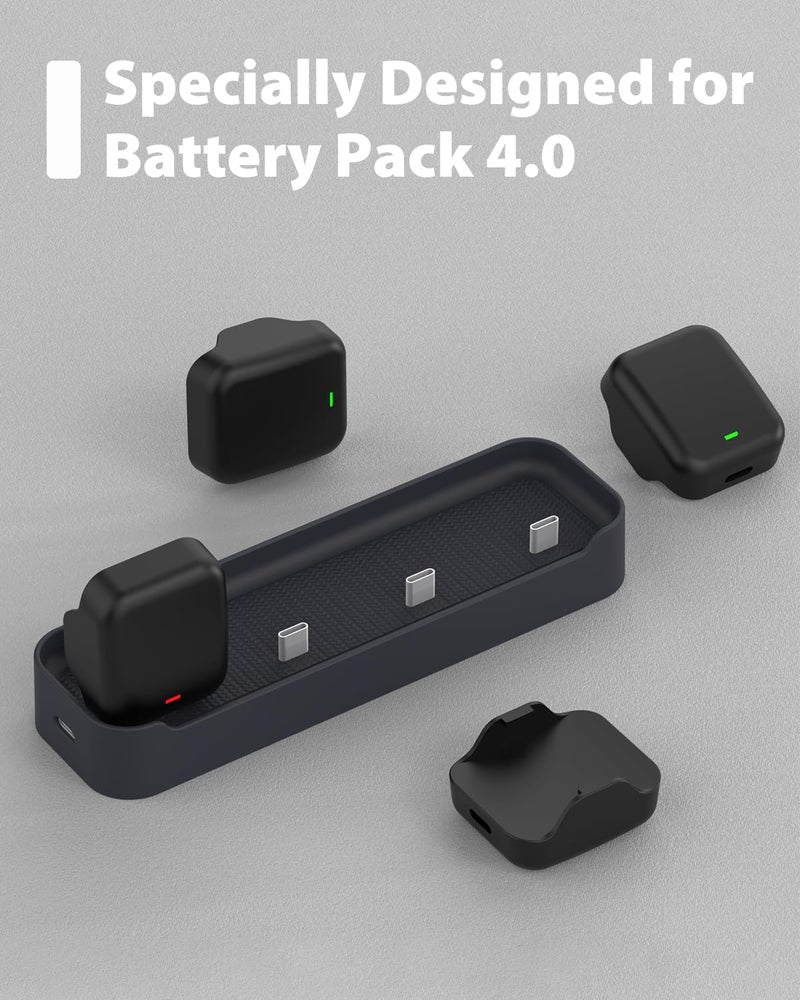 محطة شحن المتوافقة مع حزمة بطارية Whoop 4.0، مركز شحن متعدد USB-C محطة شحن عائلية محمولة (المحطة فقط) - Image 2
