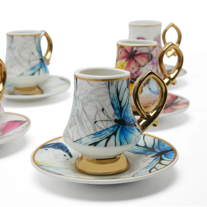 Simply Kitchen Rabat Butterfly Coffee Cup & Saucer Set