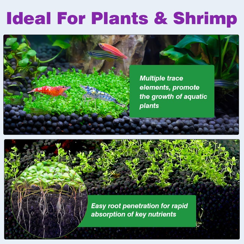 Hygger CO2 Upgraded Aquarium Soil Water Grass Mud, Ideal for Fish Tank Aquascaping Aquarium Substrate Soil for Plants and Shrimps, No Need to Wash (4.4 Pounds) - Image 5