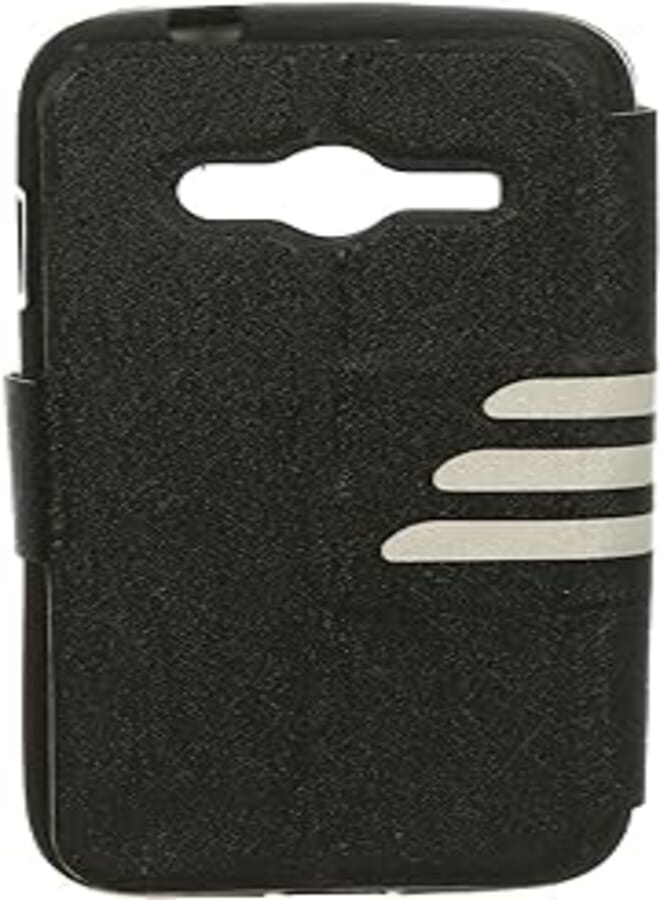 Ke Ying Flip Cover For Samsung Galaxy Ace 4 G313 - Black White