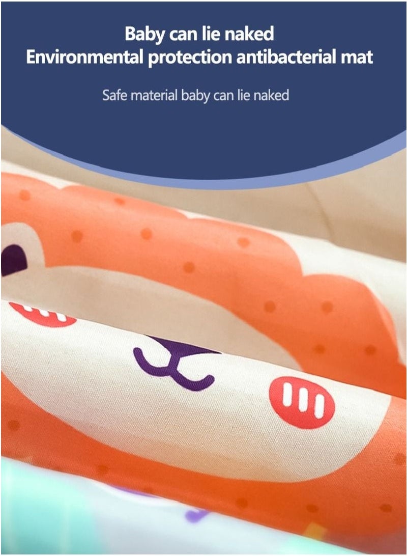 Youleen حصائر ألعاب الأطفال غير سامة مع بيانو موسيقي مركز ألعاب داخلي مع ألحان وصافرة للأطفال متعددة الألوان - Image 5