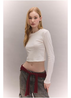 DeFacto Woman Fitted Knitted Long Sleeve T-Shirt  - Image 1