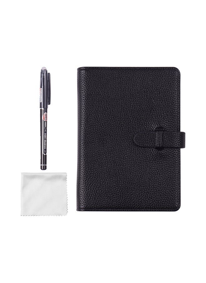 Generic - Reusable Smart Notebook Hardcover With Erasable Pen Black - Image 1