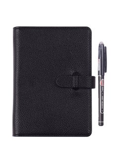 Reusable Smart Notebook Hardcover With Erasable Pen Black