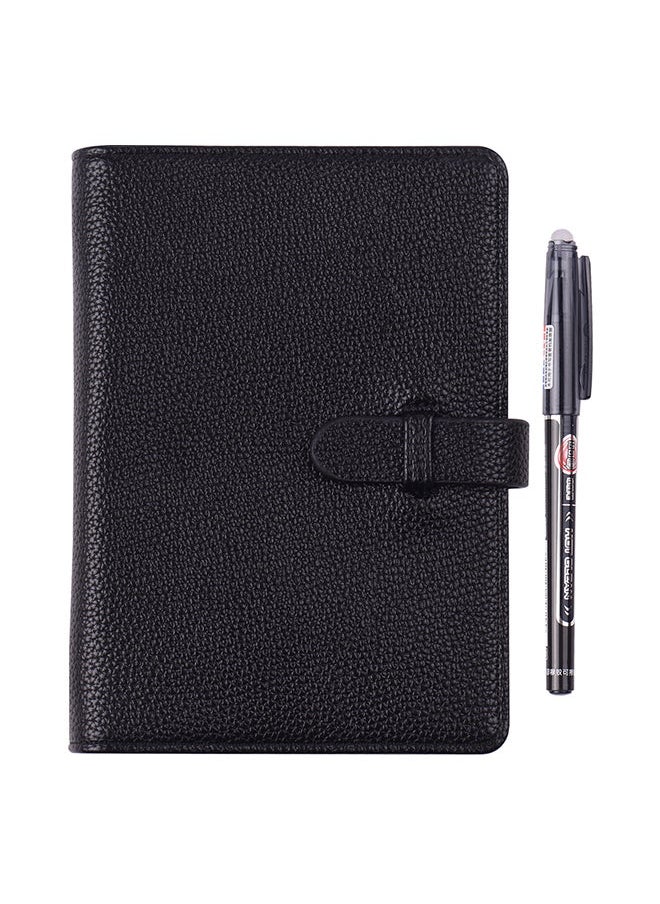 Generic - Reusable Smart Notebook Hardcover With Erasable Pen Black - Image 1