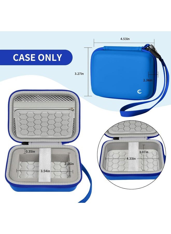 Comecase Carrying & Protective Case for Digital Camera, AbergBest 21 Mega Pixels 2.7" LCD Rechargeable HD/Kodak Pixpro/Canon PowerShot ELPH 180/190 / Sony DSCW800 / DSCW830 Cameras for Travel - Blue - Image 5